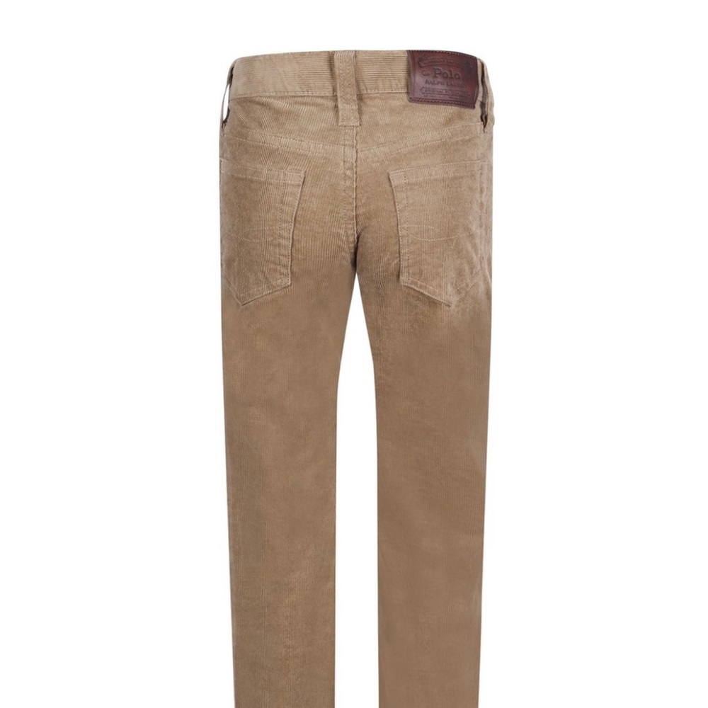 Polo Ralph Lauren Tan Corduroy Slim Kids Pants👖